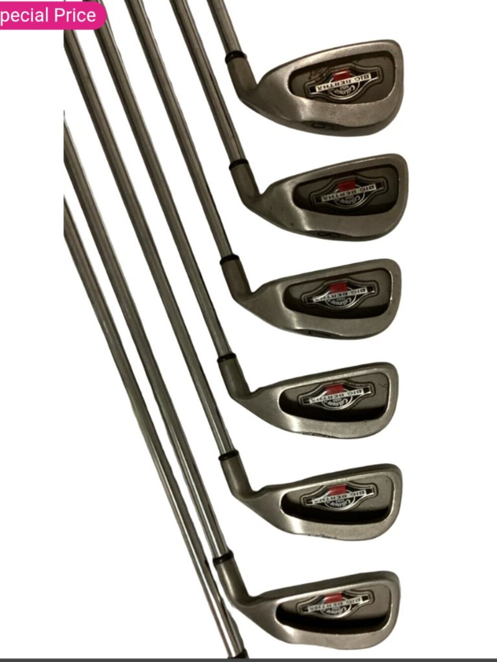 Mens Callaway Big Bertha irons.  RH